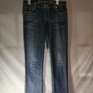 Ruehl No.925 Blue Straight Leg Jeans with Rich Indigo Tones